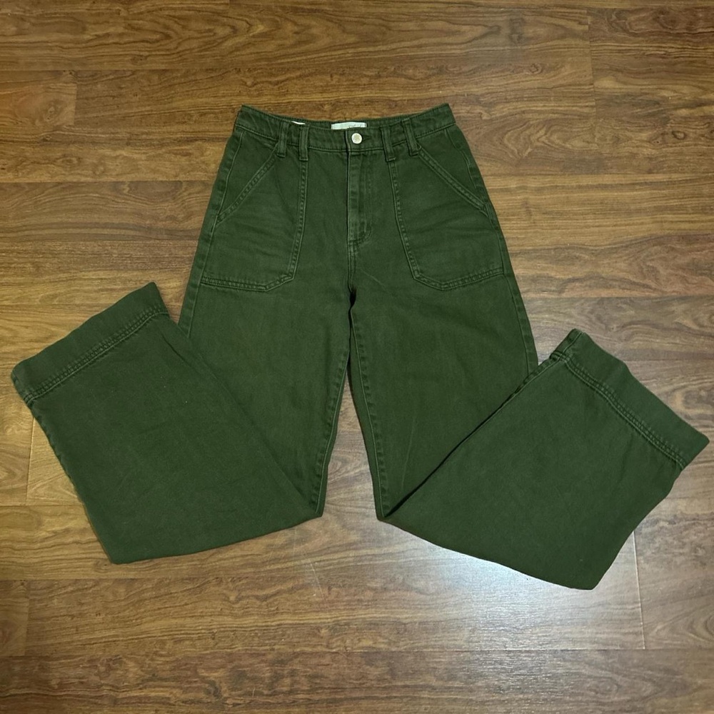 Universal Thread Olive Wide-Leg Pants